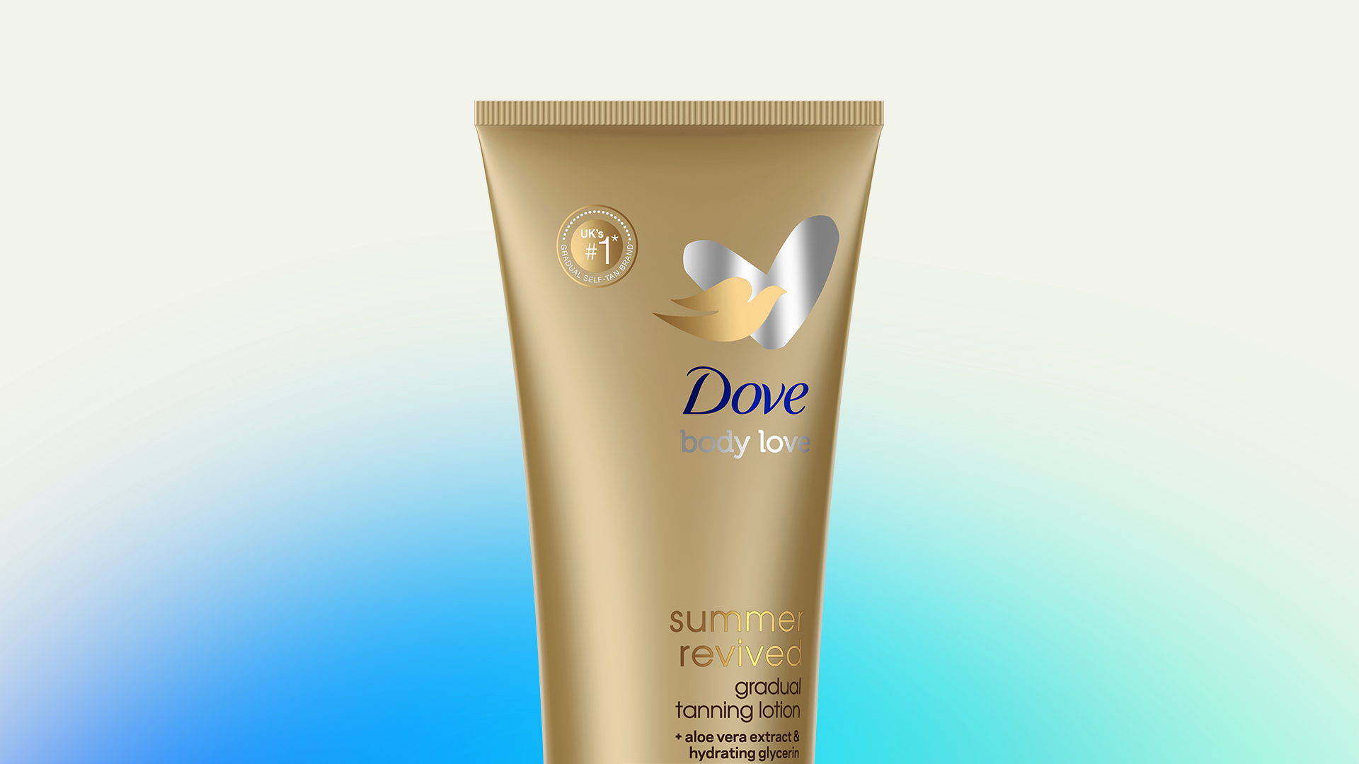 Dove packaging.