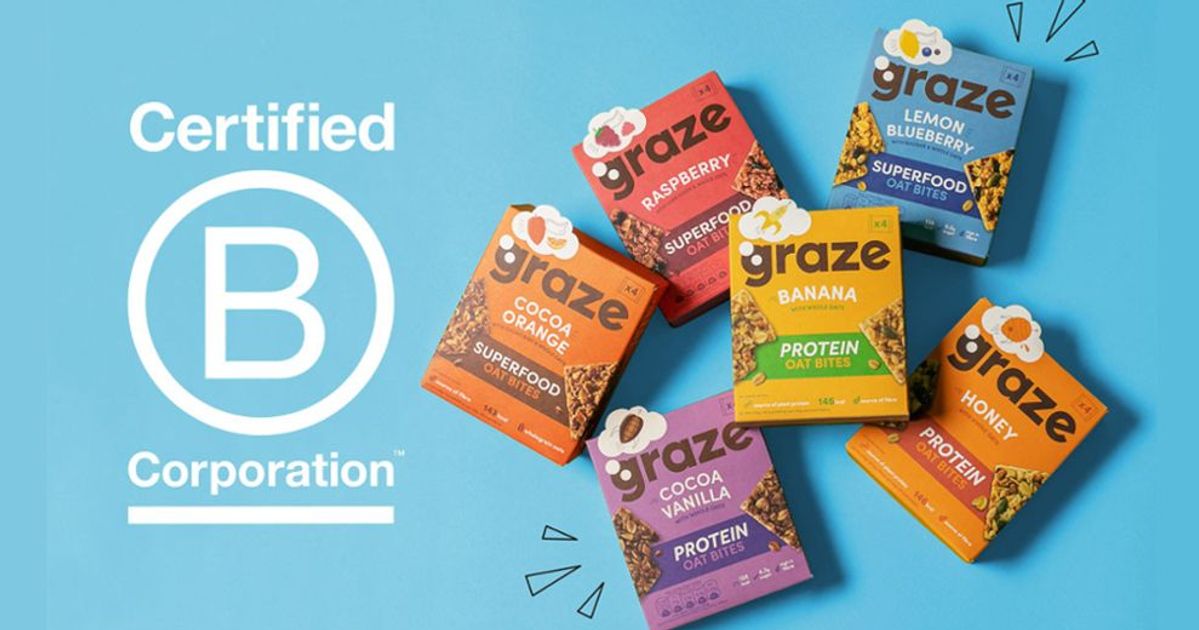 graze Images High Quality Grahic Graze becomes B Corp brand for commitment to healthier snacks and ...