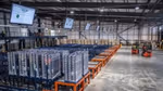 Pallets on conveyer belts