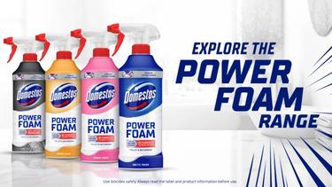 Domestos Power Foam range