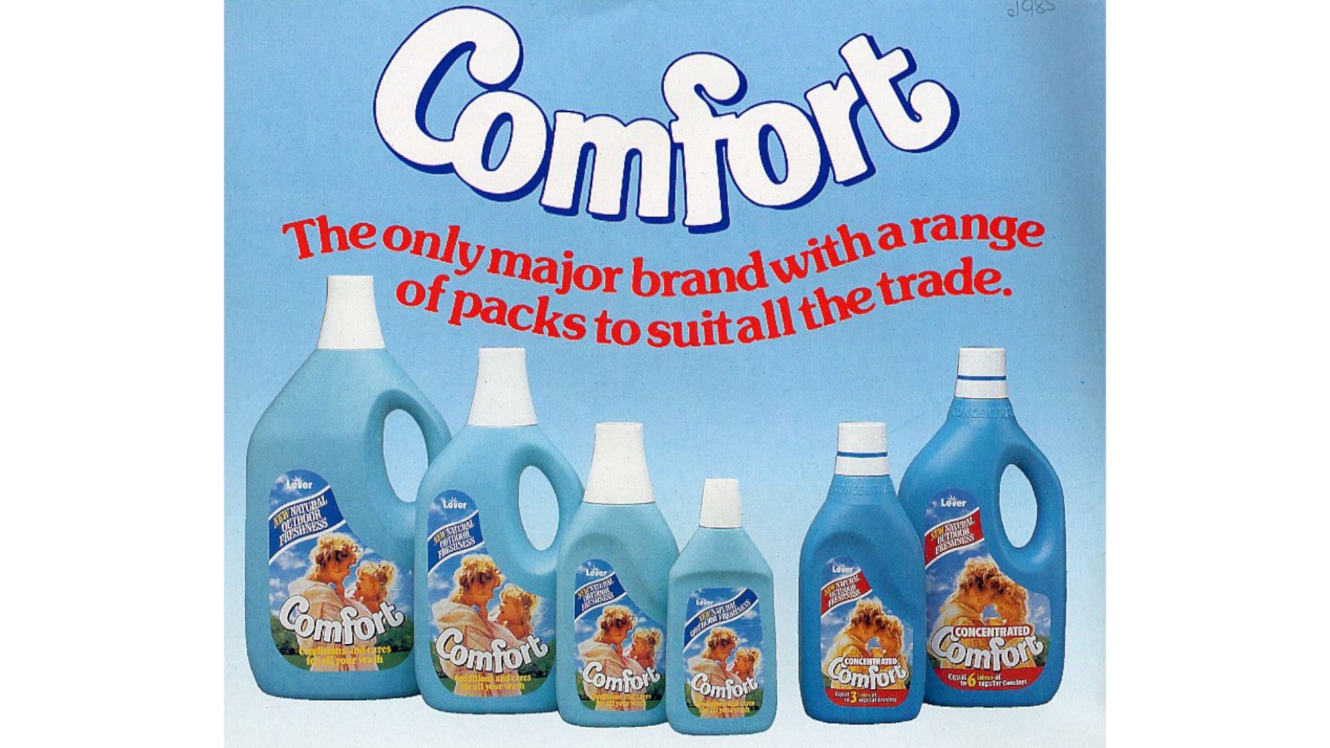 Unilever Archive Comfort 1985