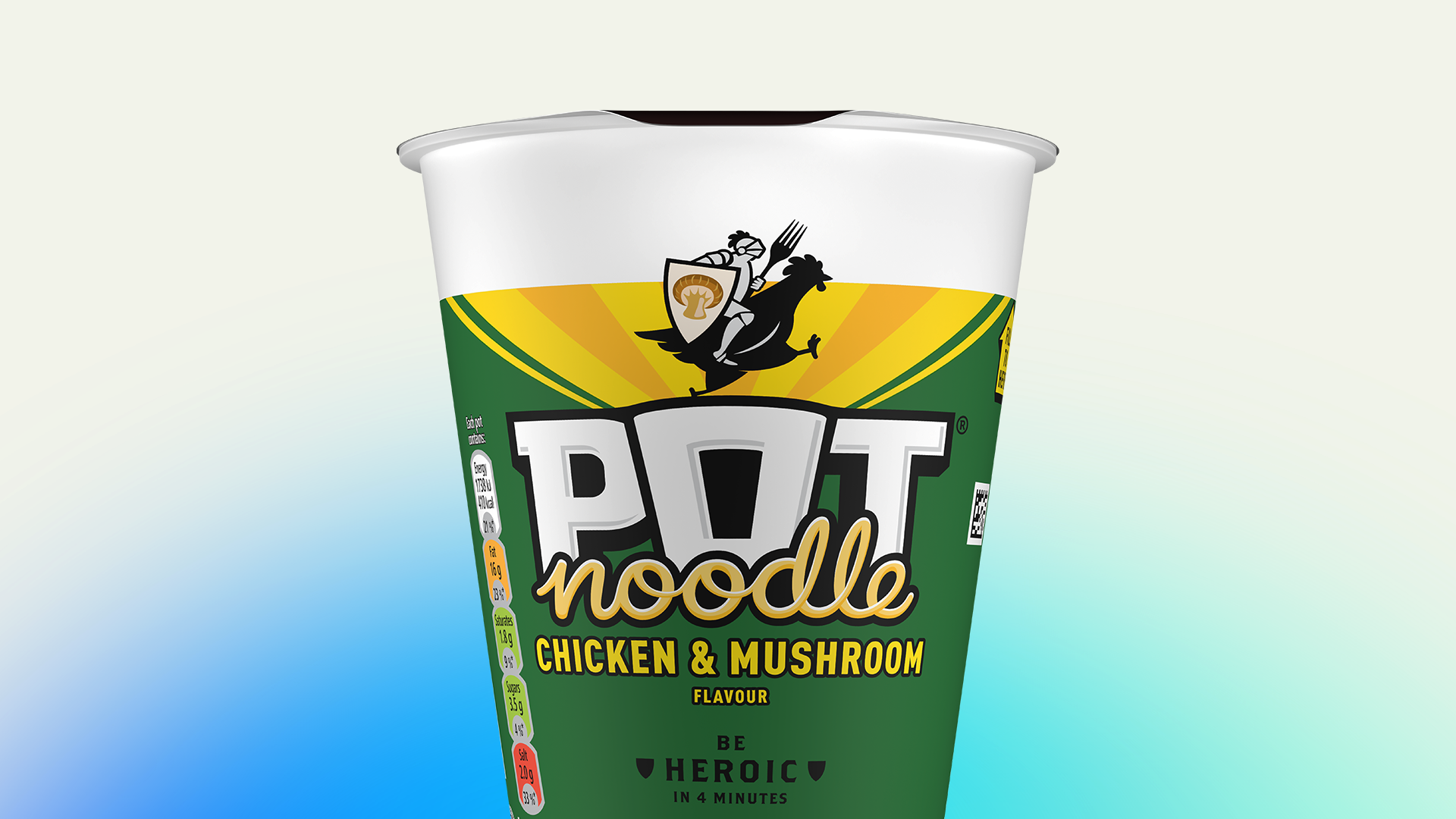 Pot Noodle packaging.