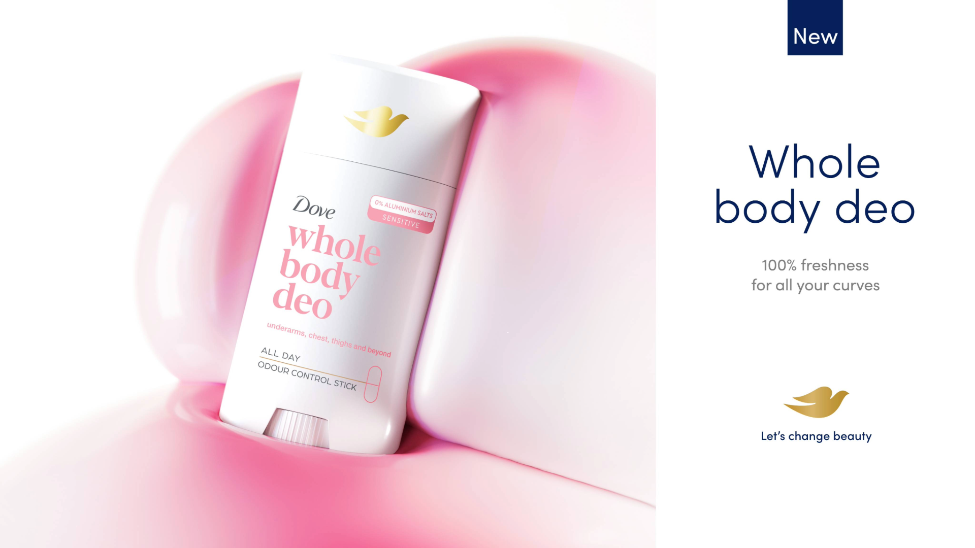 Dove Whole Body Deodorant Shot.