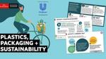 Plastics, packaging + sustainability poster
