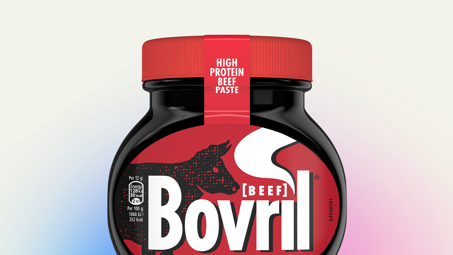 Bovril packaging.