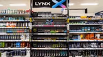 Lynx products on a supermarket's shelves.