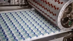 Laundry capsules being manufactured