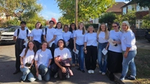 Group of Dove Day volunteers after delivering a workshop.