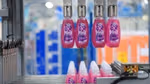 Persil Wonder Wash bottles in the manufacturing process.