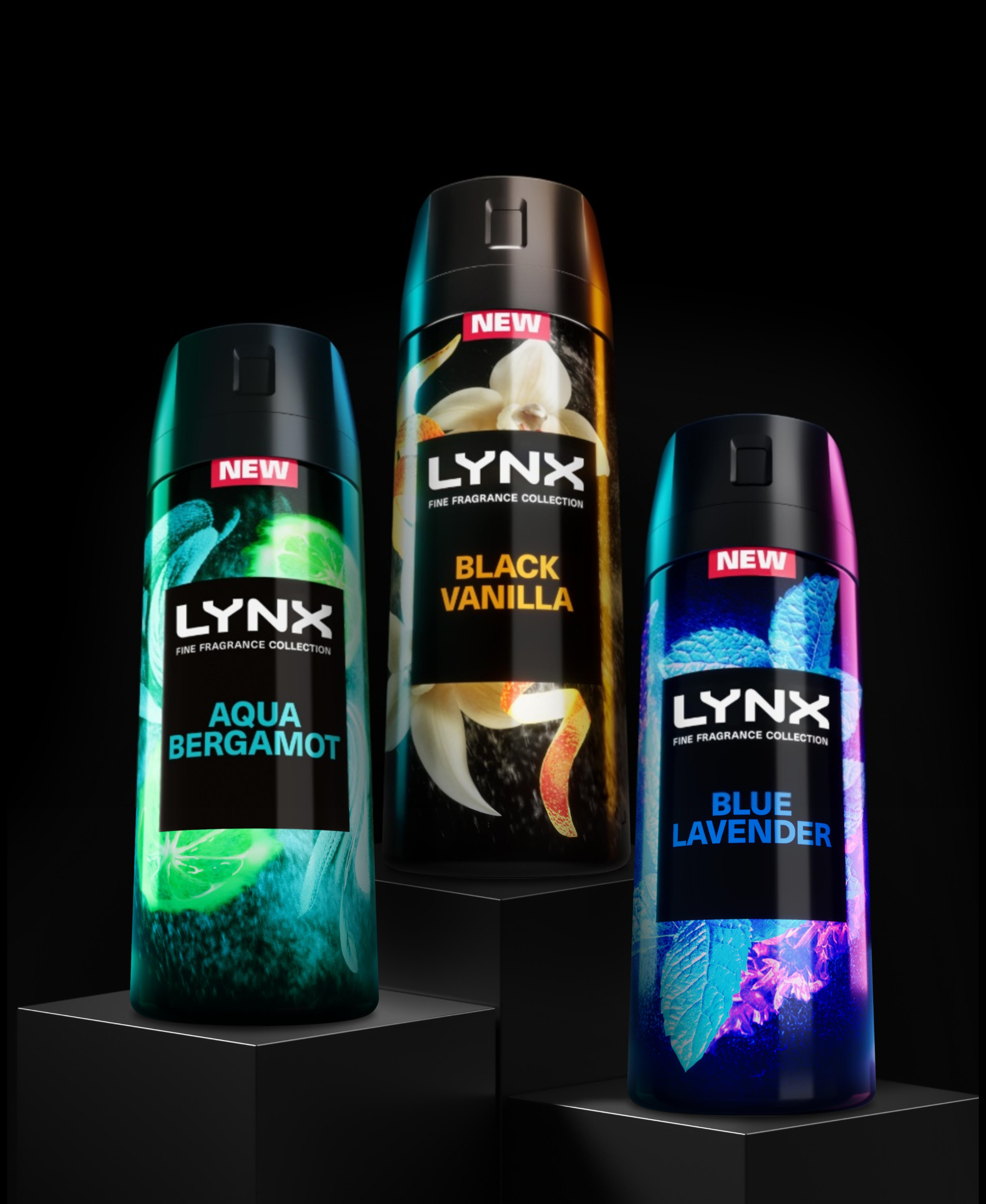 Lynx aerosol cans