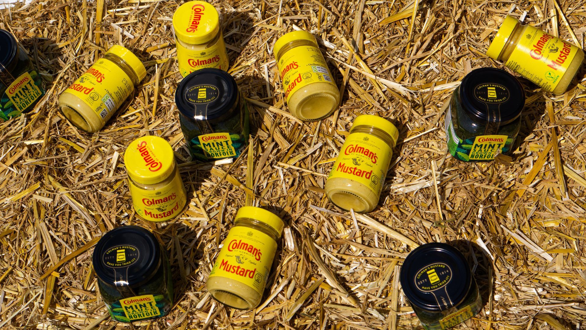 An image of some Colman's mustard packaging