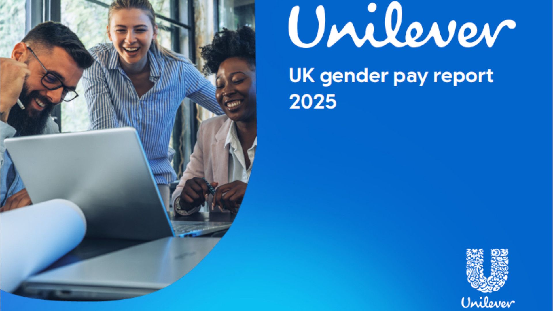 Unilever UK gender pay report 2025 cover.