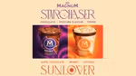 Product shot of Magnum Double Sunlover and Magnum Starchaser launched together to inspire ice cream lovers to enjoy ice cream both day and night.