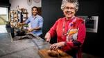 Prue Leith and Dr Rupy Aujla cooking up a storm in the kitchen.