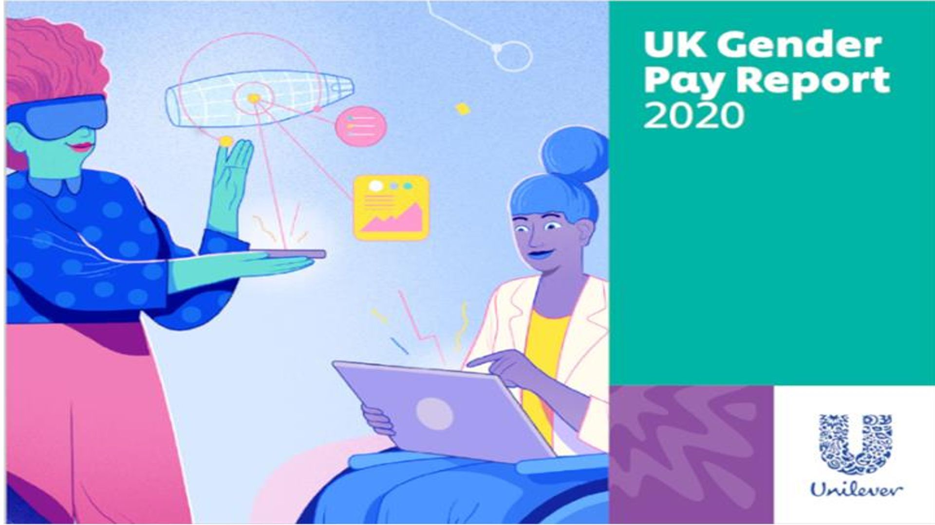 UK gender pay report illustration