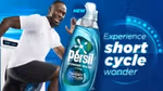 Usain Bolt Wonder Wash ad, text displayed ‘experience short cycle wonder’.’